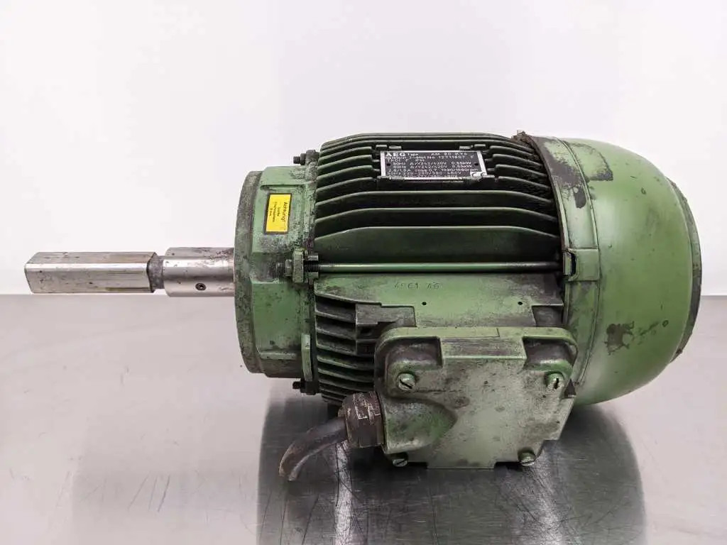 AEG AM 80 KY4 Motor 1390/1680 RPM 220-277, 380-480, VAC 2.8, 1.6 AM80KY4