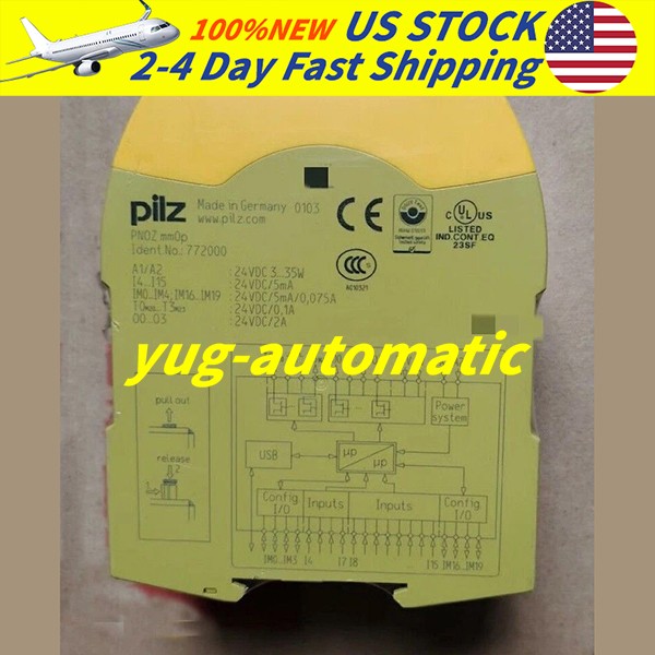 1PC New 772000 PILZ 772000 PNOZ mm0p Safety Relay Free Shipping pilz 772000