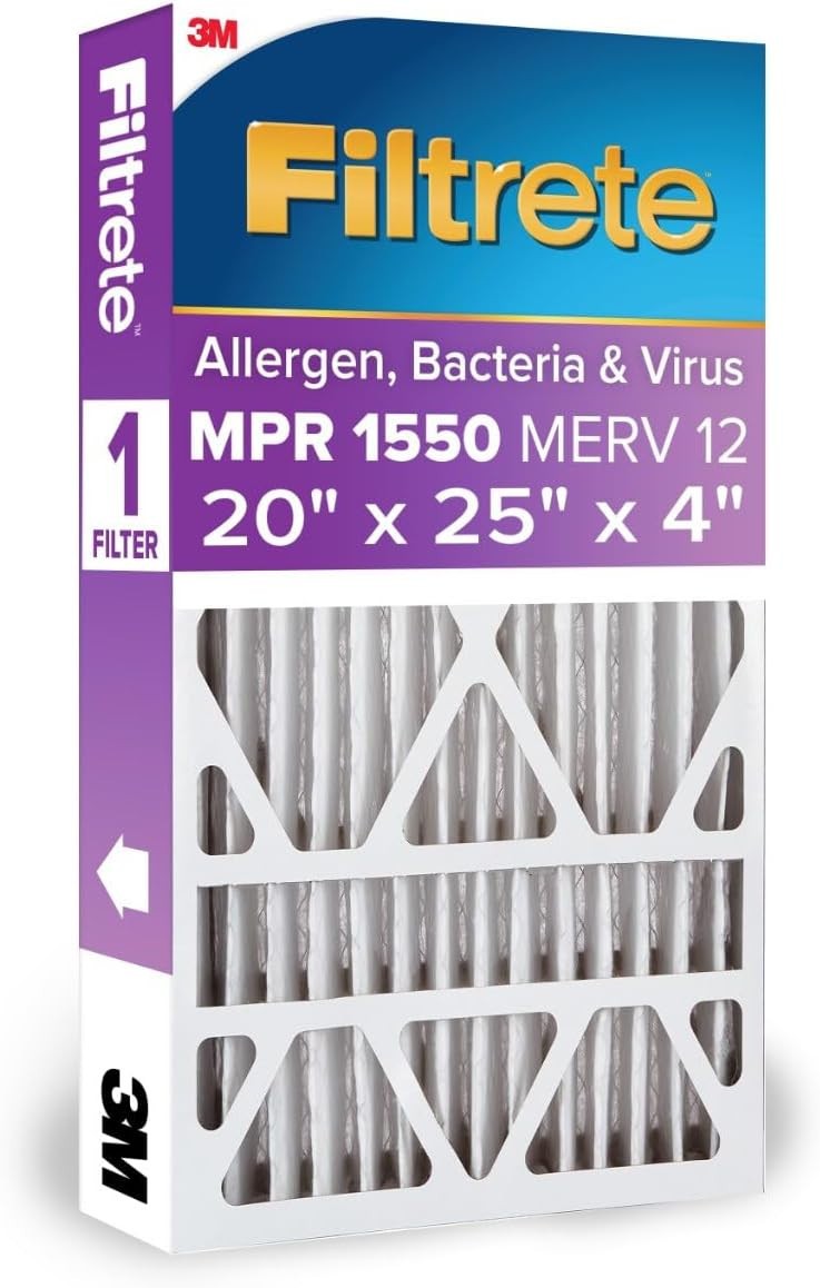 4 PACK 3M Ultra Allergen Reduction Filters 20″ X 25″ X 4″ NDP03-4IN-4 7100097247