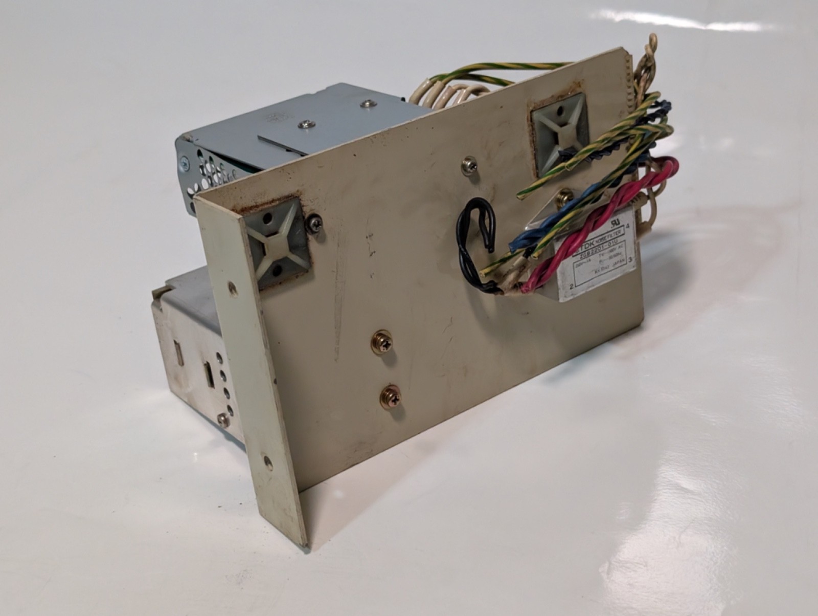 Cosel PBA15F 5V 3A + K100A-24 24V 4.5A PSU assembly w/ TDK filter as shown