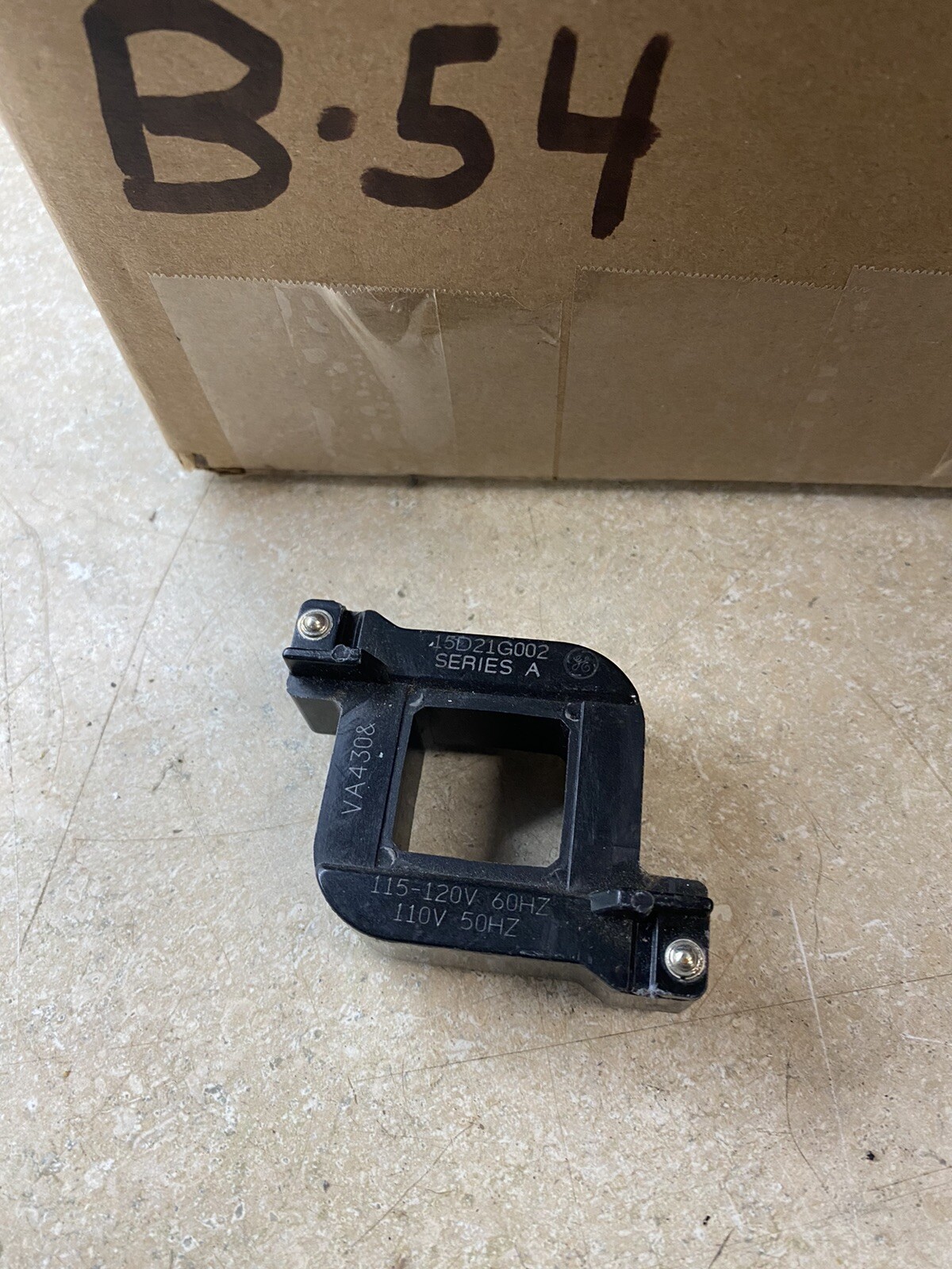 GE 15D21G002 Coil Series A 115-120V 60HZ 110v/50HZ
