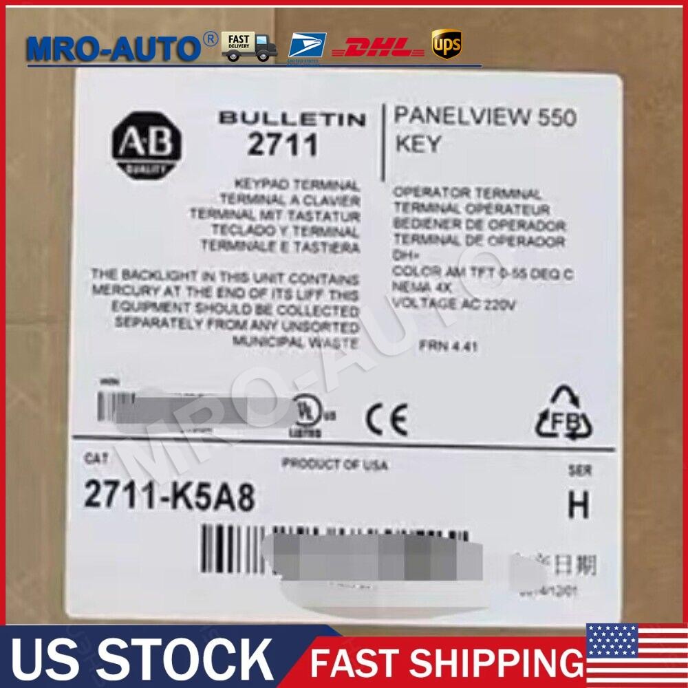 2711-K5A8 AB PanelView Standard Terminal Fast Shipping New 2711K5A8 US Free Tax