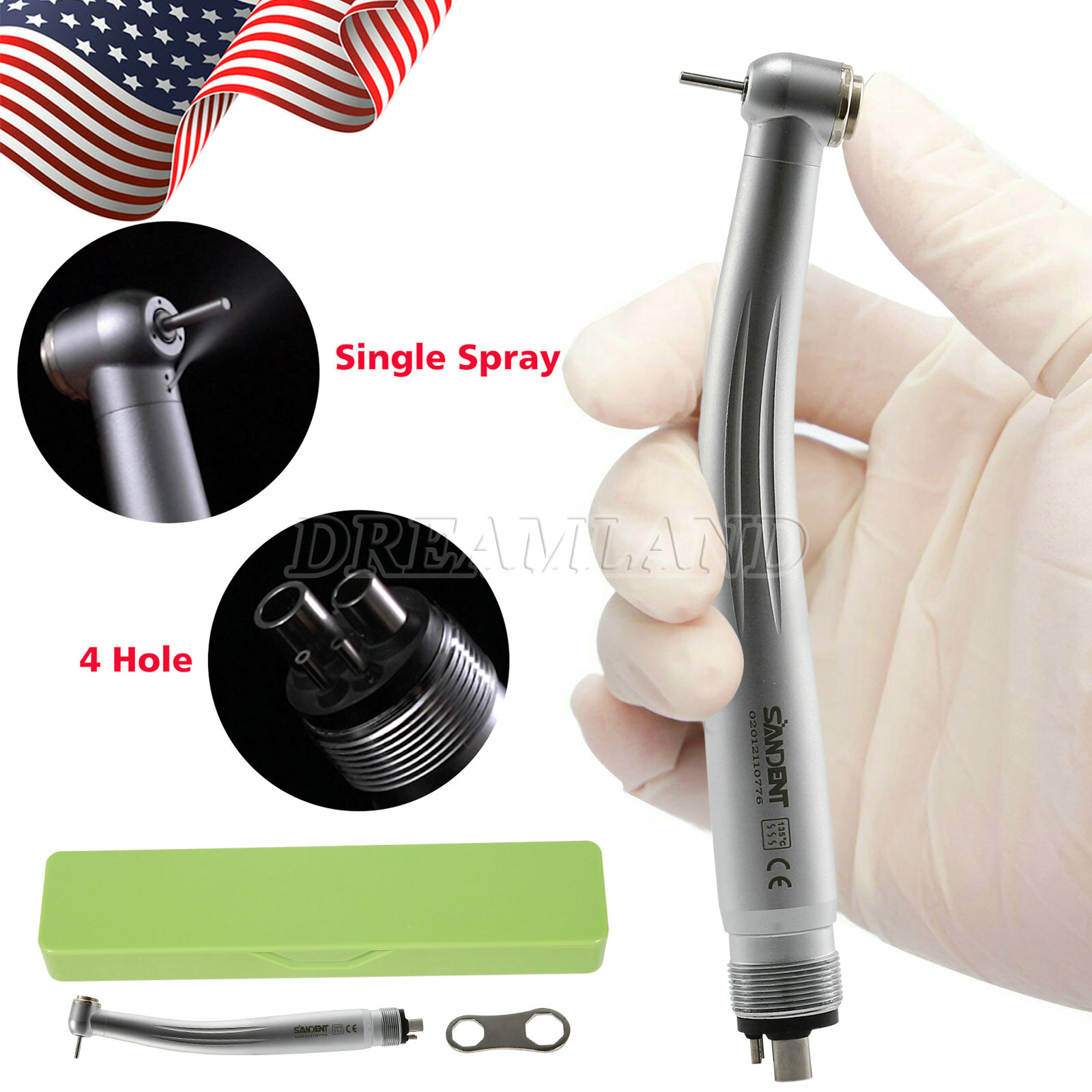 Dental NSK PANA MAX style Clean Head High Speed Handpiece 4H Push Spray LTCZ