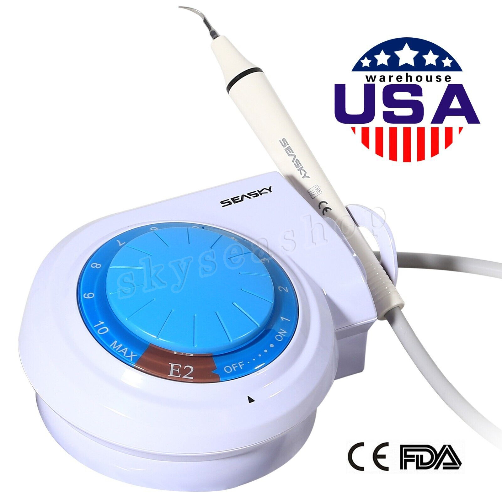 For Cavitron SKYSEA Dental Ultrasonic Piezo Scaler 5 Tips Handpiece Fit EMS
