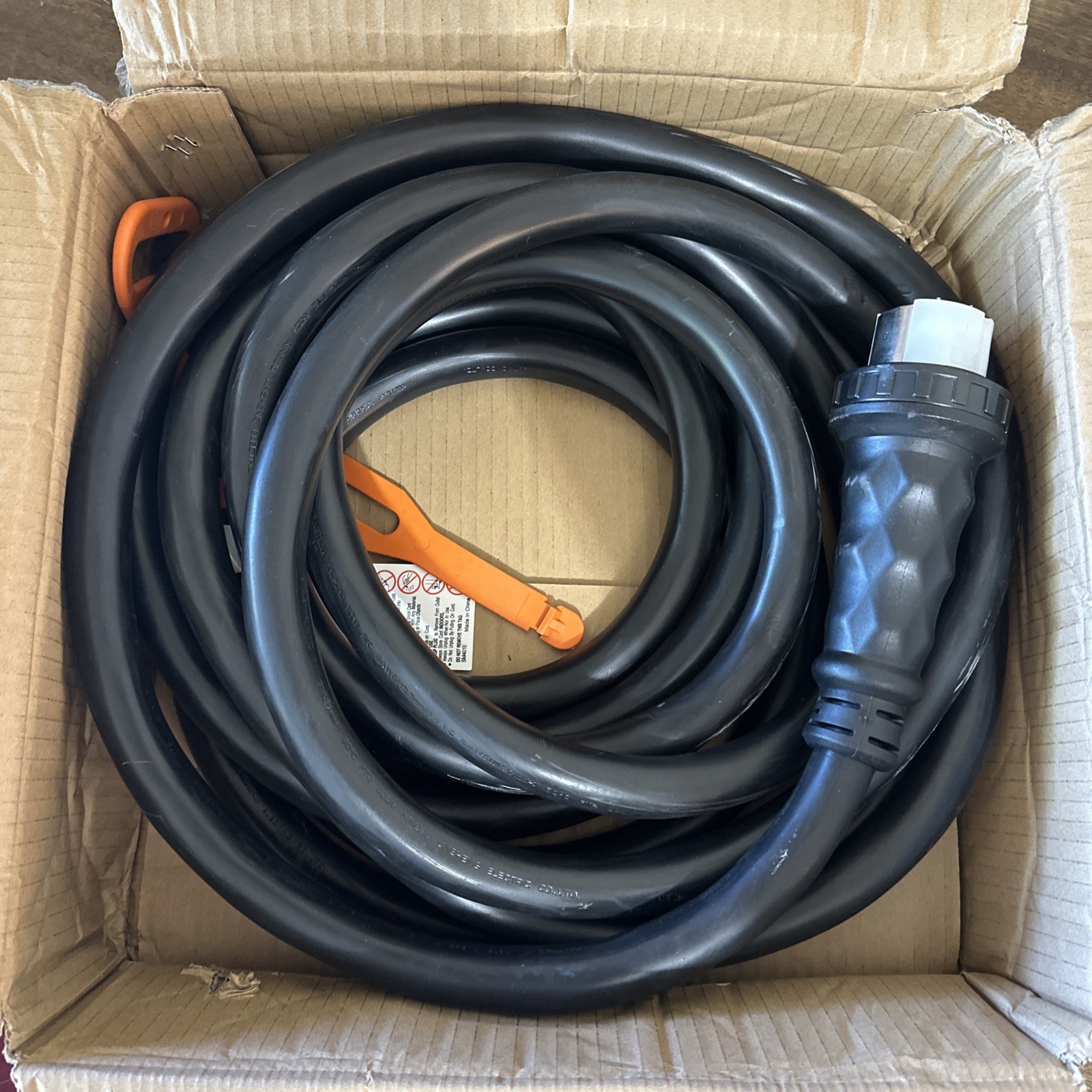30 ft Generator Extension Cord 50 Amp N14-50P Twist Lock CS6364 6/3 + 8 Grnd