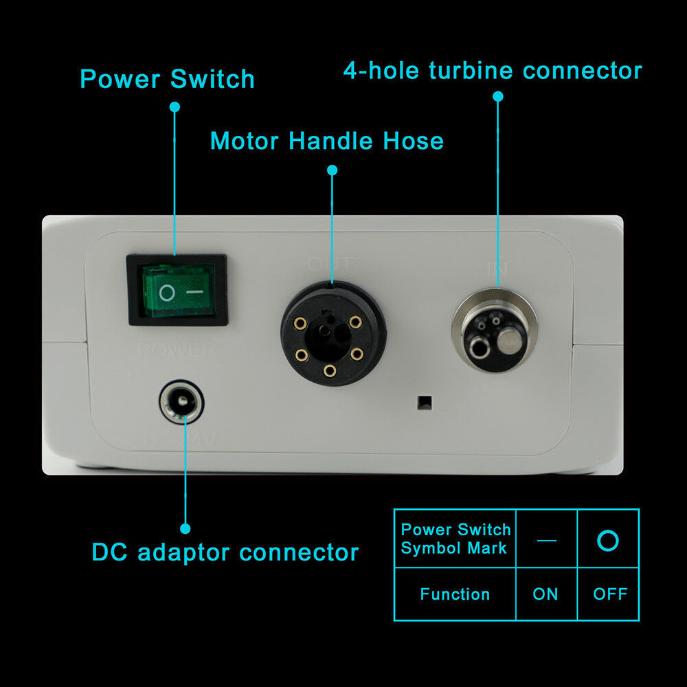 CICADA Dental Electric Motor NL400-1 Internal Water Spray Motor LCD Screen