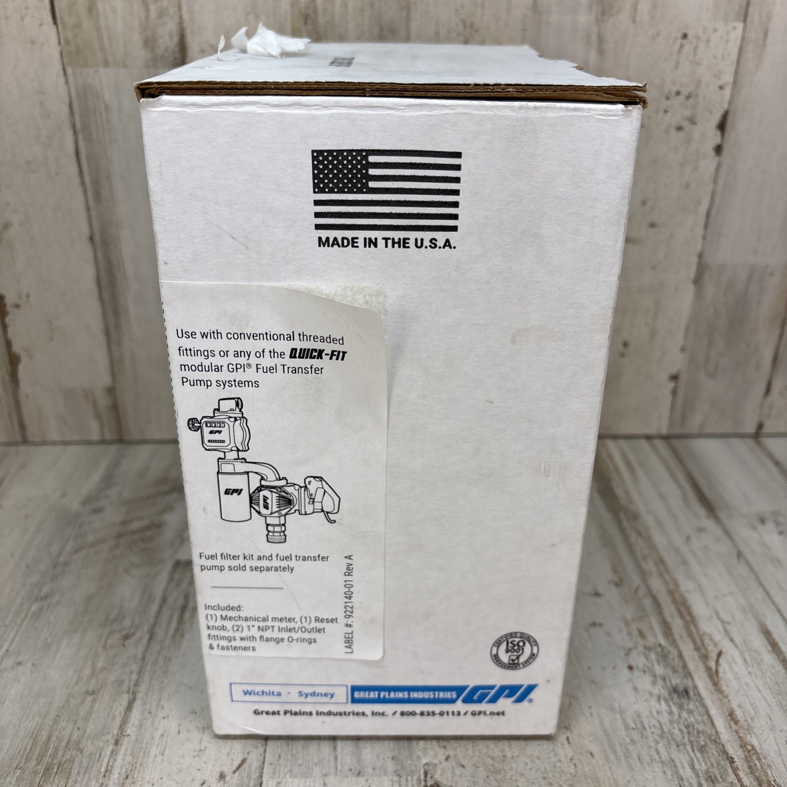 GPI M30-G8N Mechanical Fuel Meter 165100-01 5-30 GPM 1” NPT Open Box