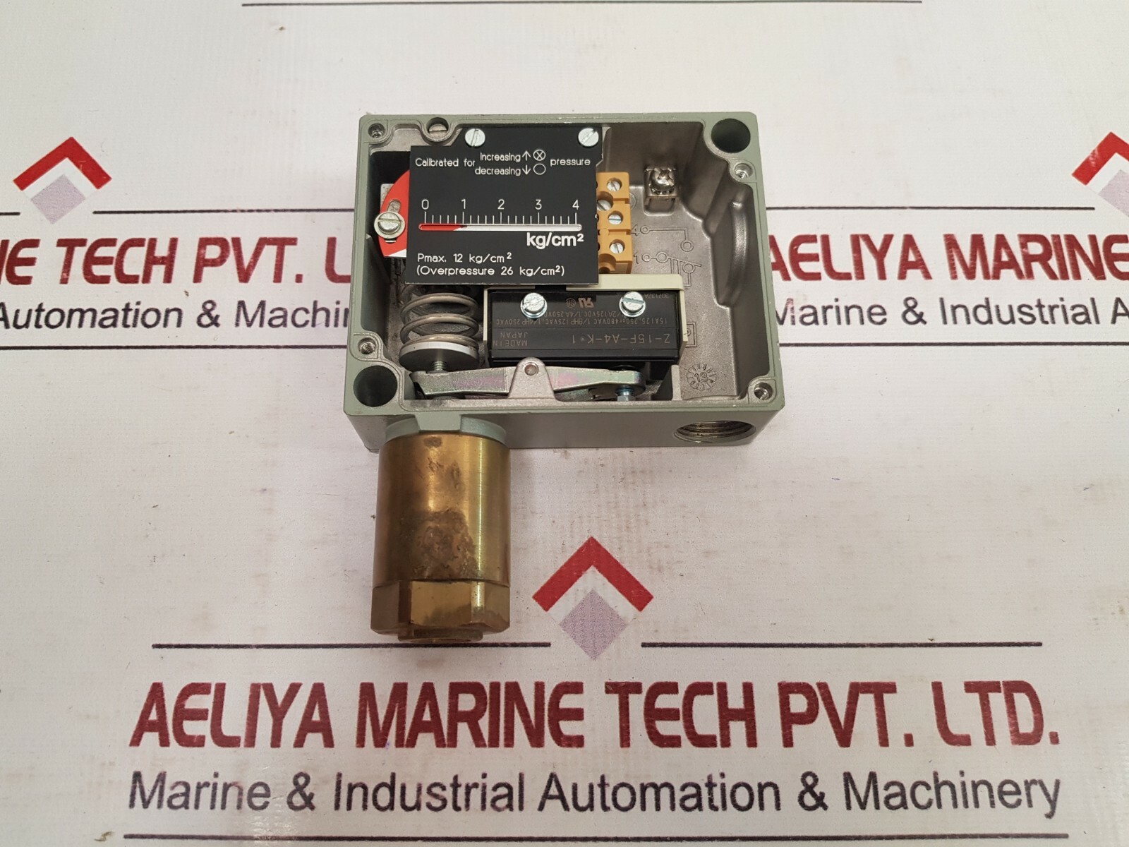 Trafag 904.2376.903 Pressure Switch 0…4 kg/cm2, 250v ac 15(1.25)a