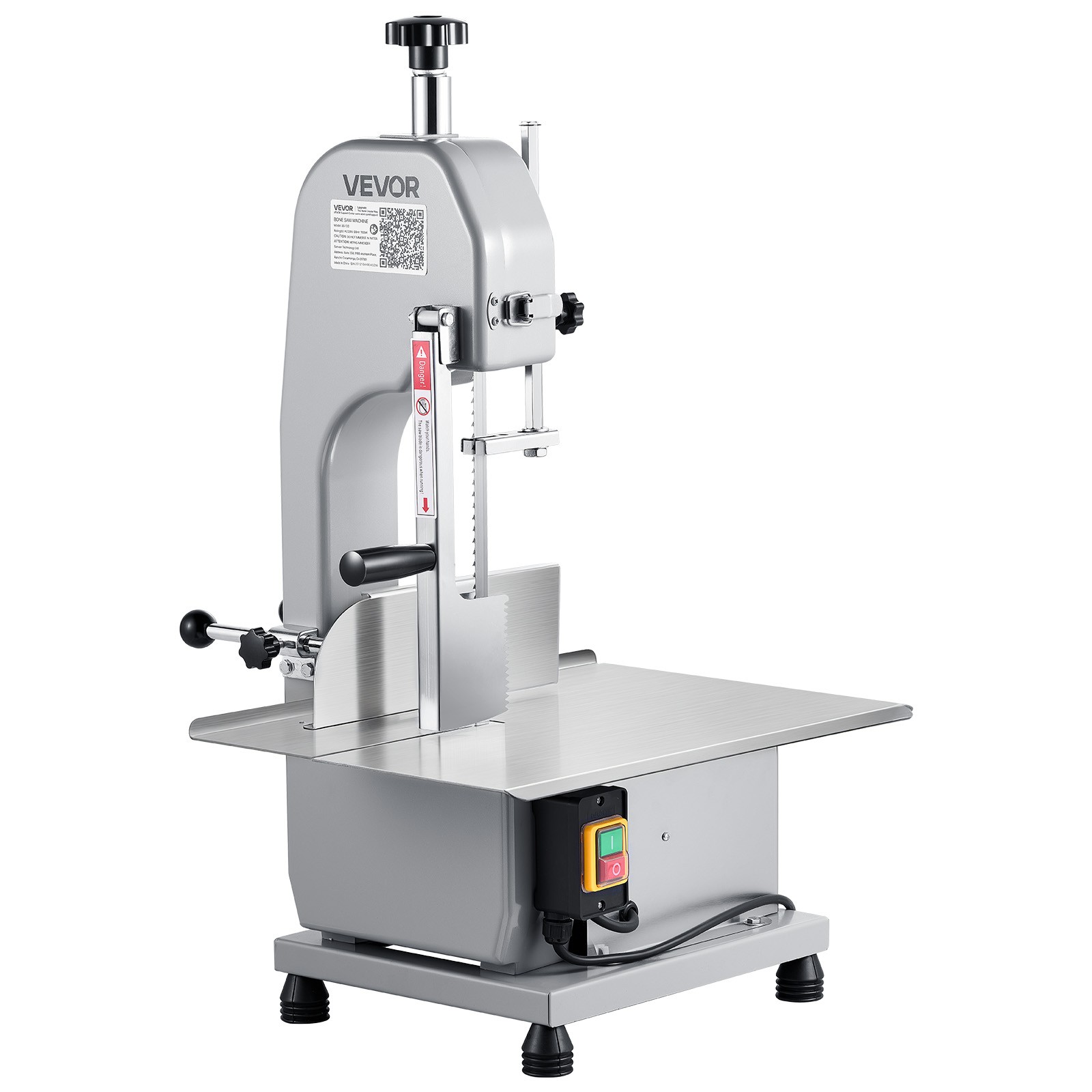 VEVOR Commercial Electric Meat Bandsaw 1100/1500W Bone Saw Frozen Bones & Meat