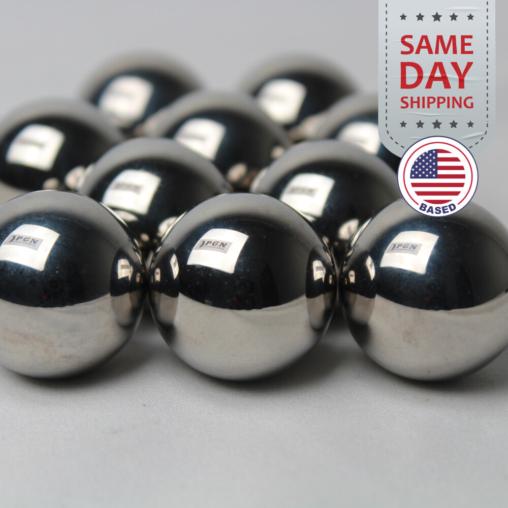 (10) 1/2″ Inch Chrome Steel Bearing Balls (G25 Precision – AISI 52100)