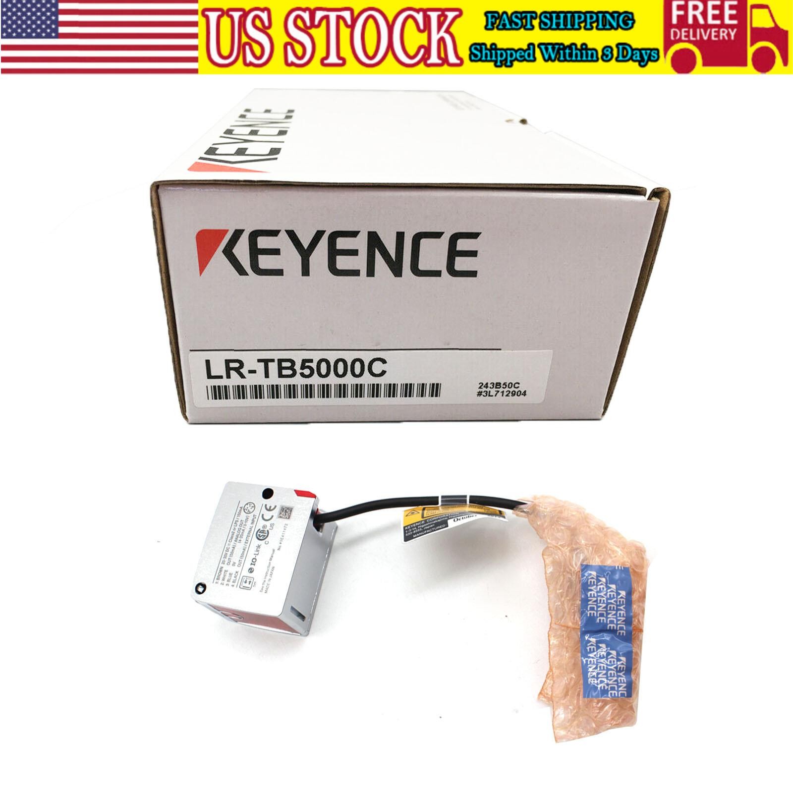 1PC New In Box KEYENCE LR-TB5000C Laser Sensor Switch US Free TAX