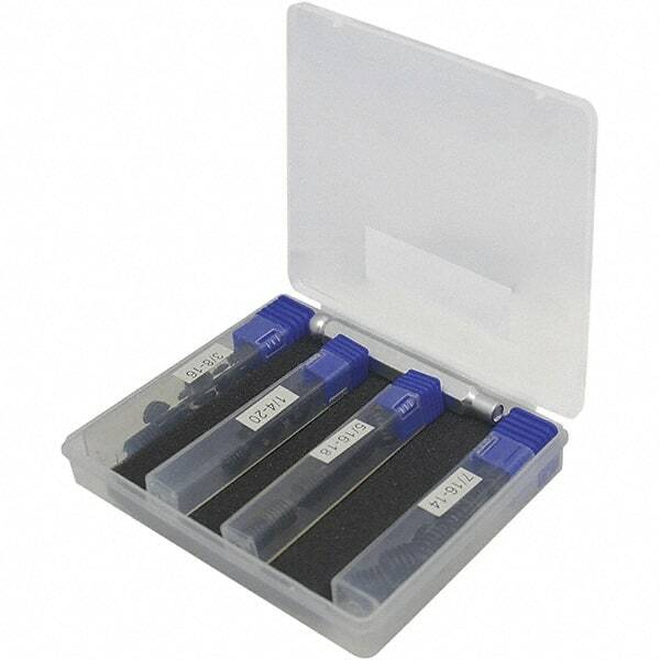 4 Piece Metric Transfer Screw Set with M6x1.00, M8x1.25, M10x1.50, and M12x1.75