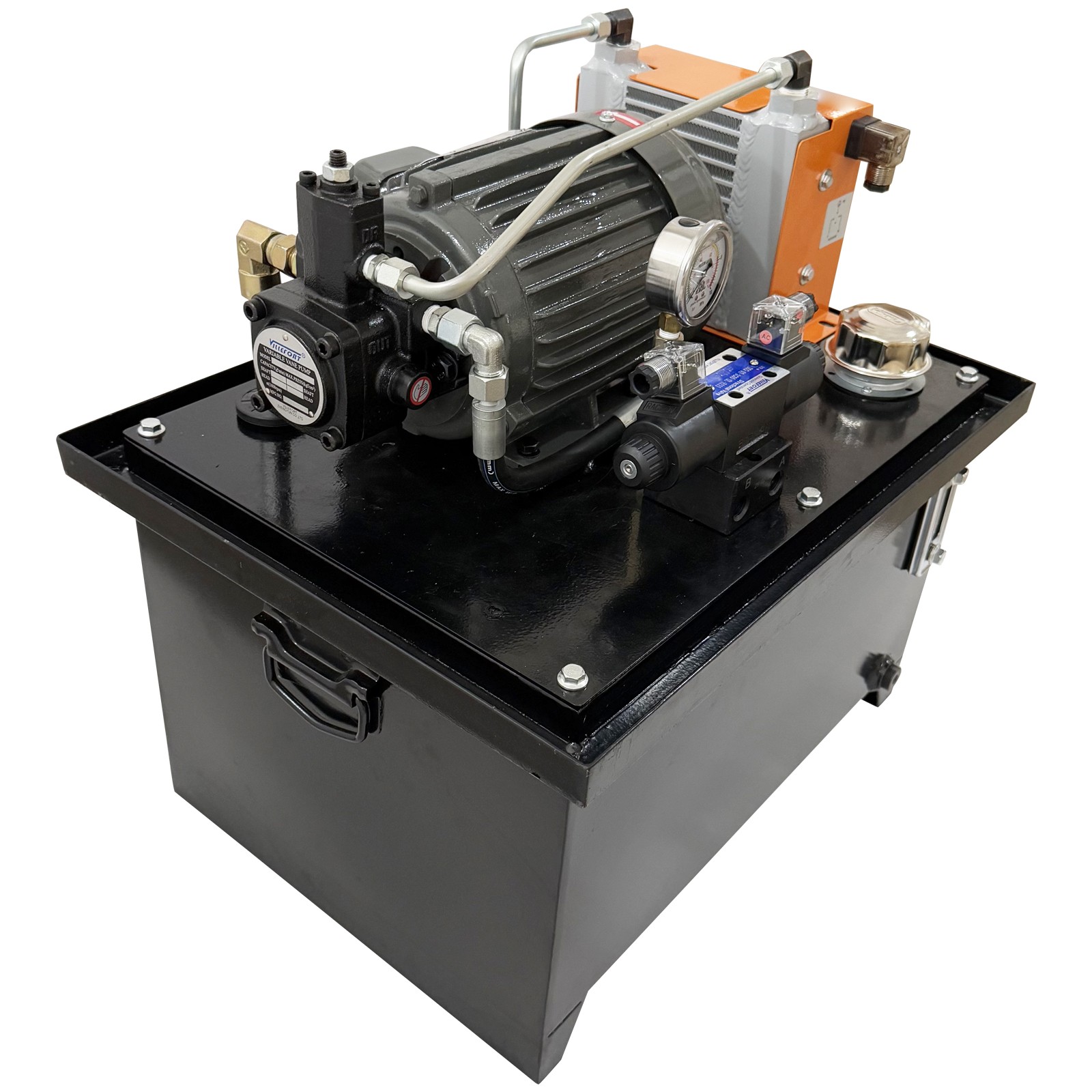 220V 3PH 1500W Small Hydraulic Stations Air-cooled Hydraulic Test Bench