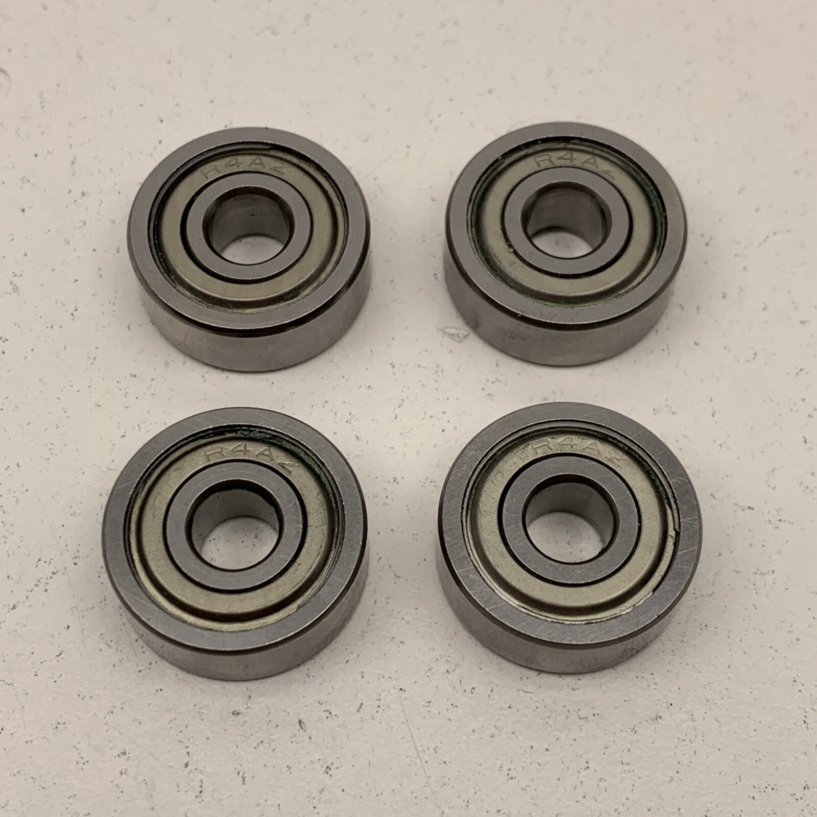 (12-Pack) R4AZZ Metal Shield Shielded Ball Bearing 1/4″ Bore x 3/4″ OD x 9/32″