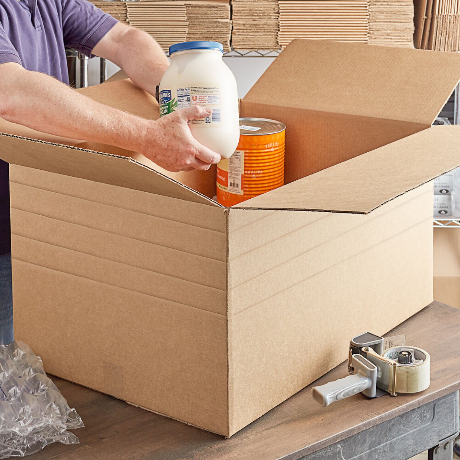 14 x 12 x 12″ Multi-Depth Corrugated Boxes, Brown 25/Bundle ECT-32