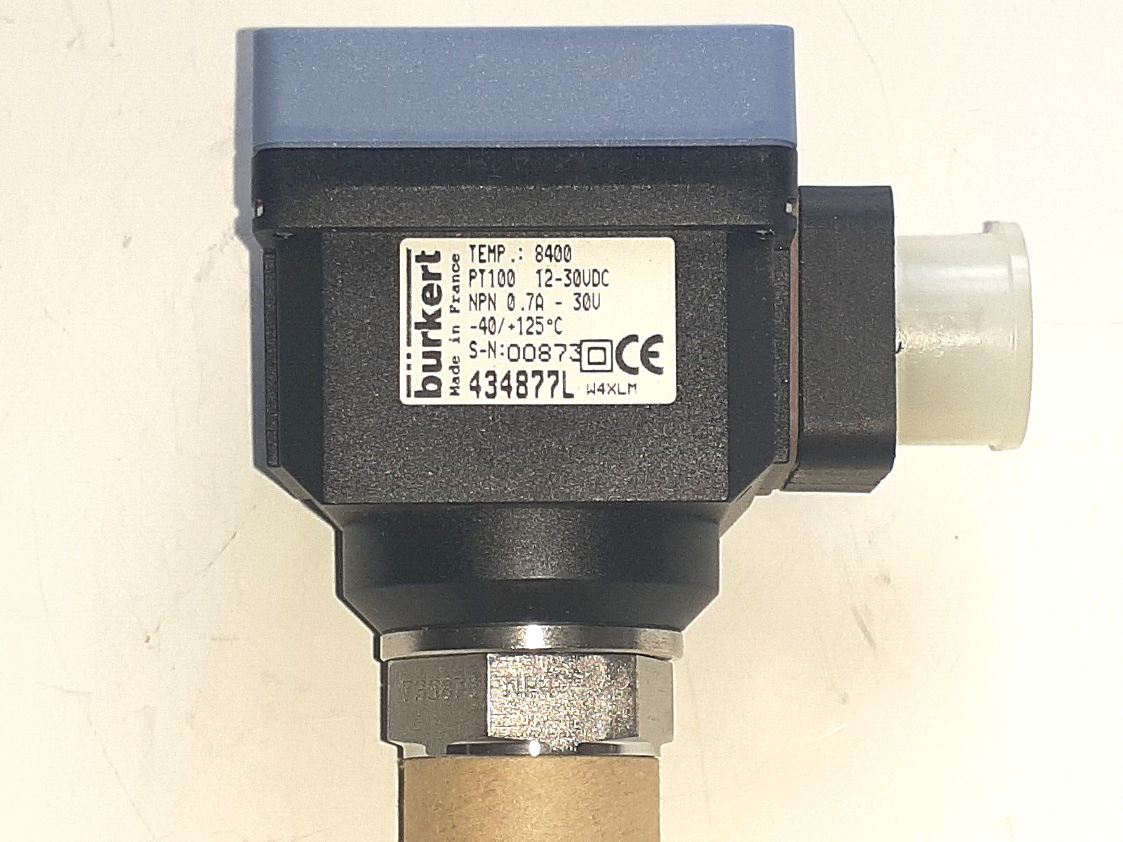 NEW Burkert 434877L Temperature Switch; 8400, 12-30VDC, NPN-0.7A