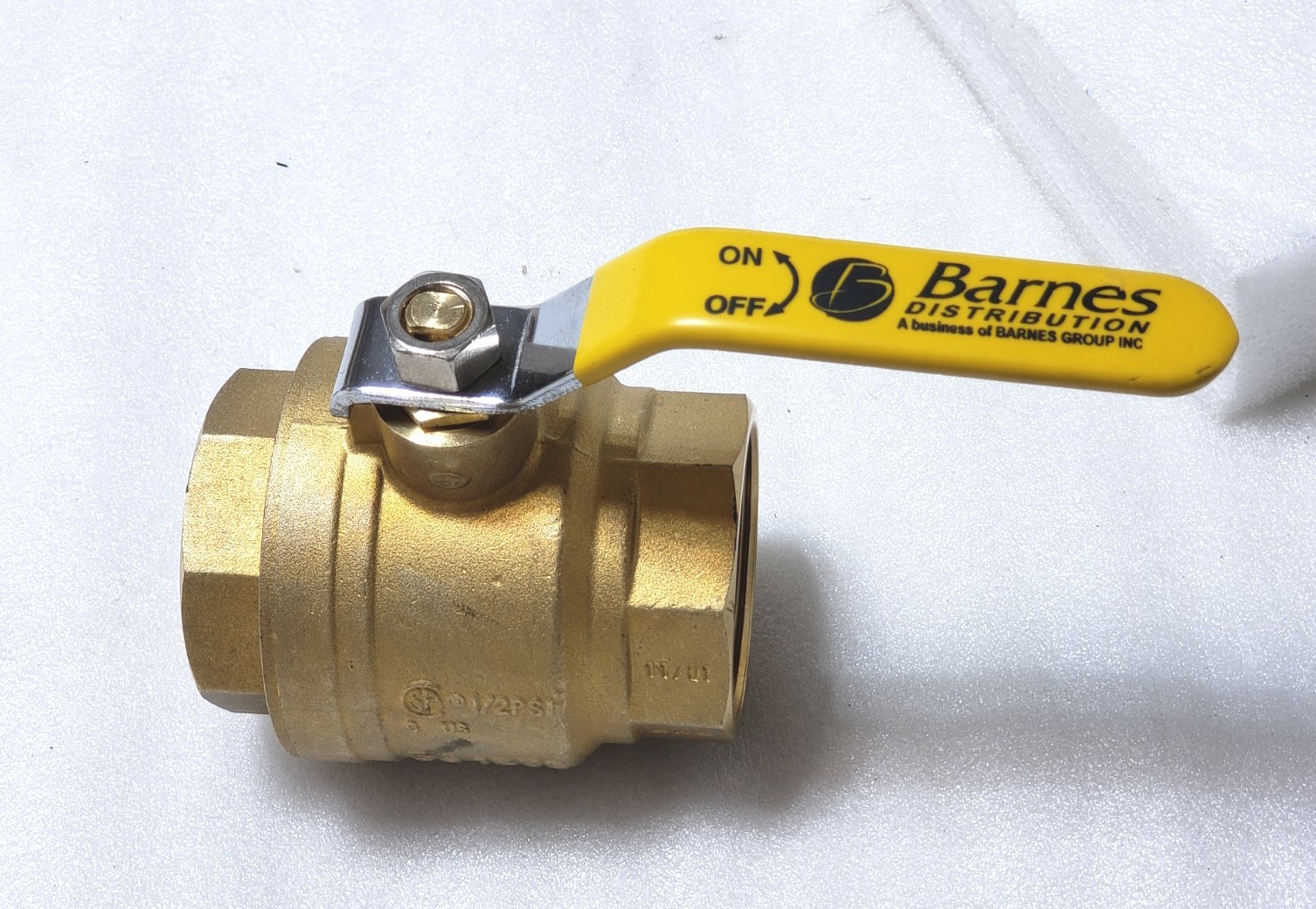 BARNES DISTRIBUTION 5G 125G 2″ Brass Ball Valve 150LB SWP 600 WOG 5G 125G
