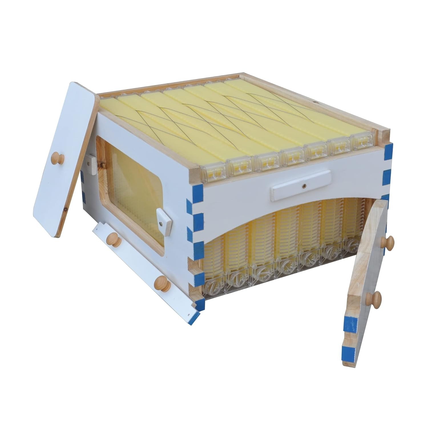 Automatic Beehive Starter Kit 7 Auto Beekeeping Frames Easy Honey Harvesting US