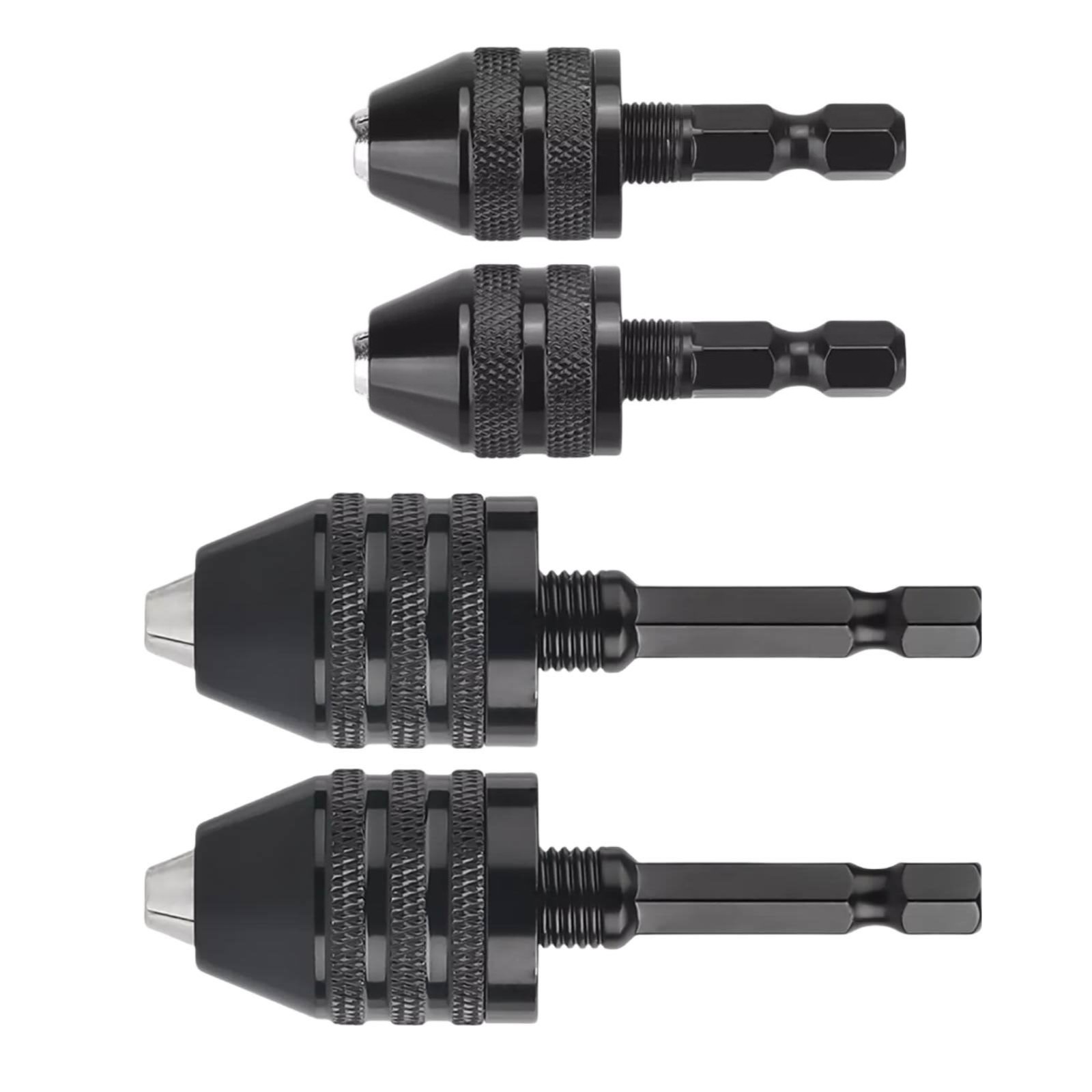 4Pcs 1/4-inch hex shank Versatile Conversion Drill chuck suitable for drills