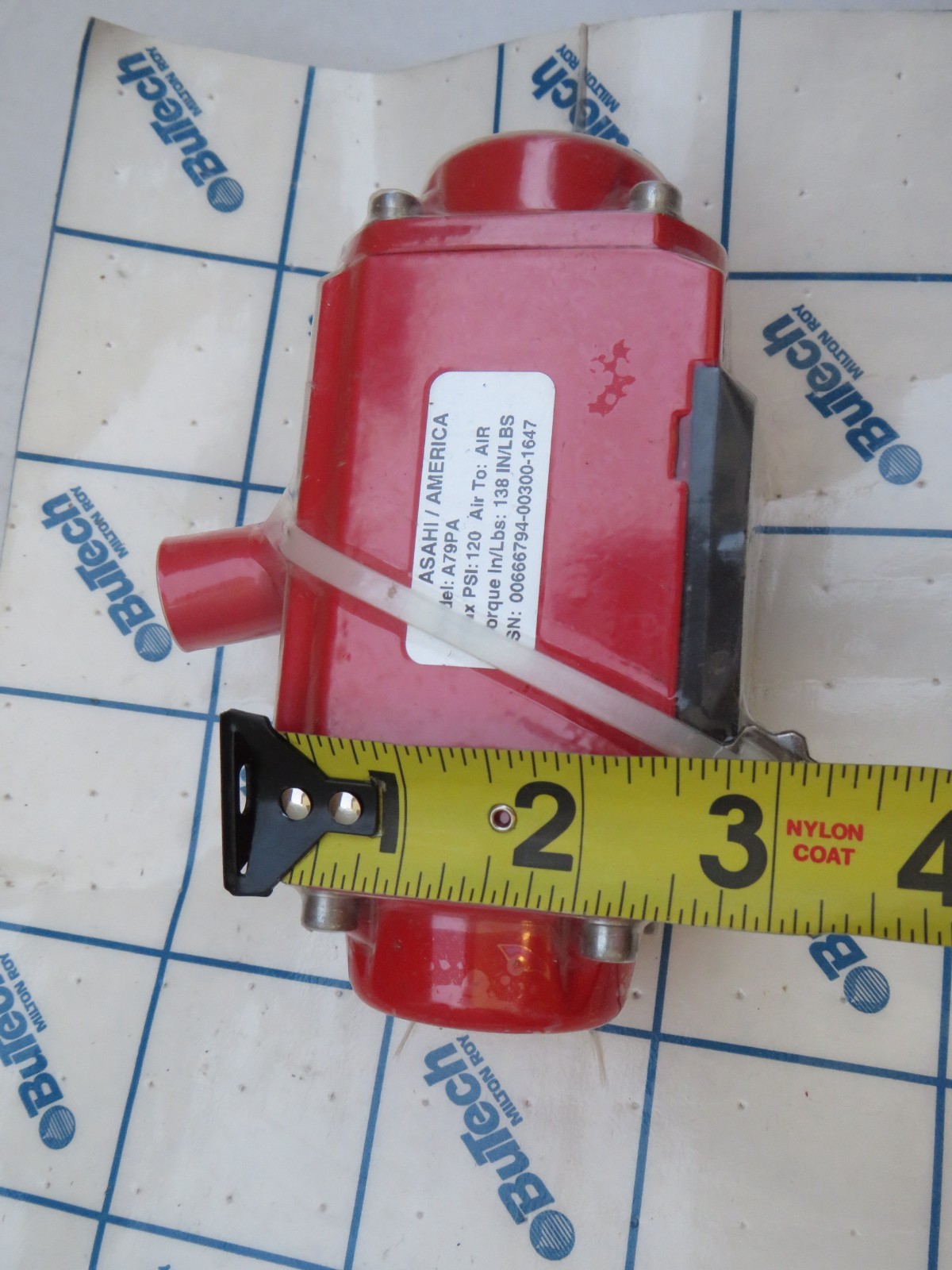 A79PA Asahi pressure valve pneumatic actuators rotarty Air Open Close