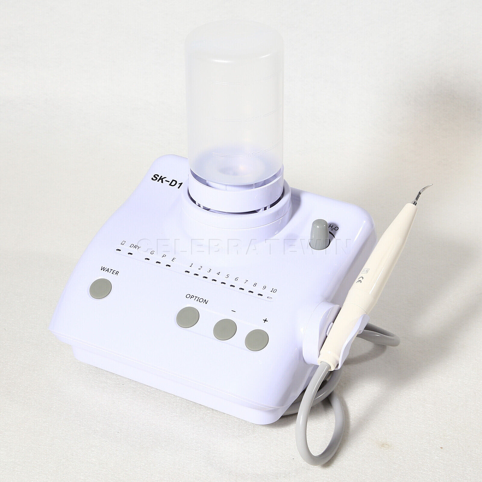 SK-D1 Dental Ultrasonic Piezo Scaler +2 Bottles Fit DTE SATELEC tips / Handpiece