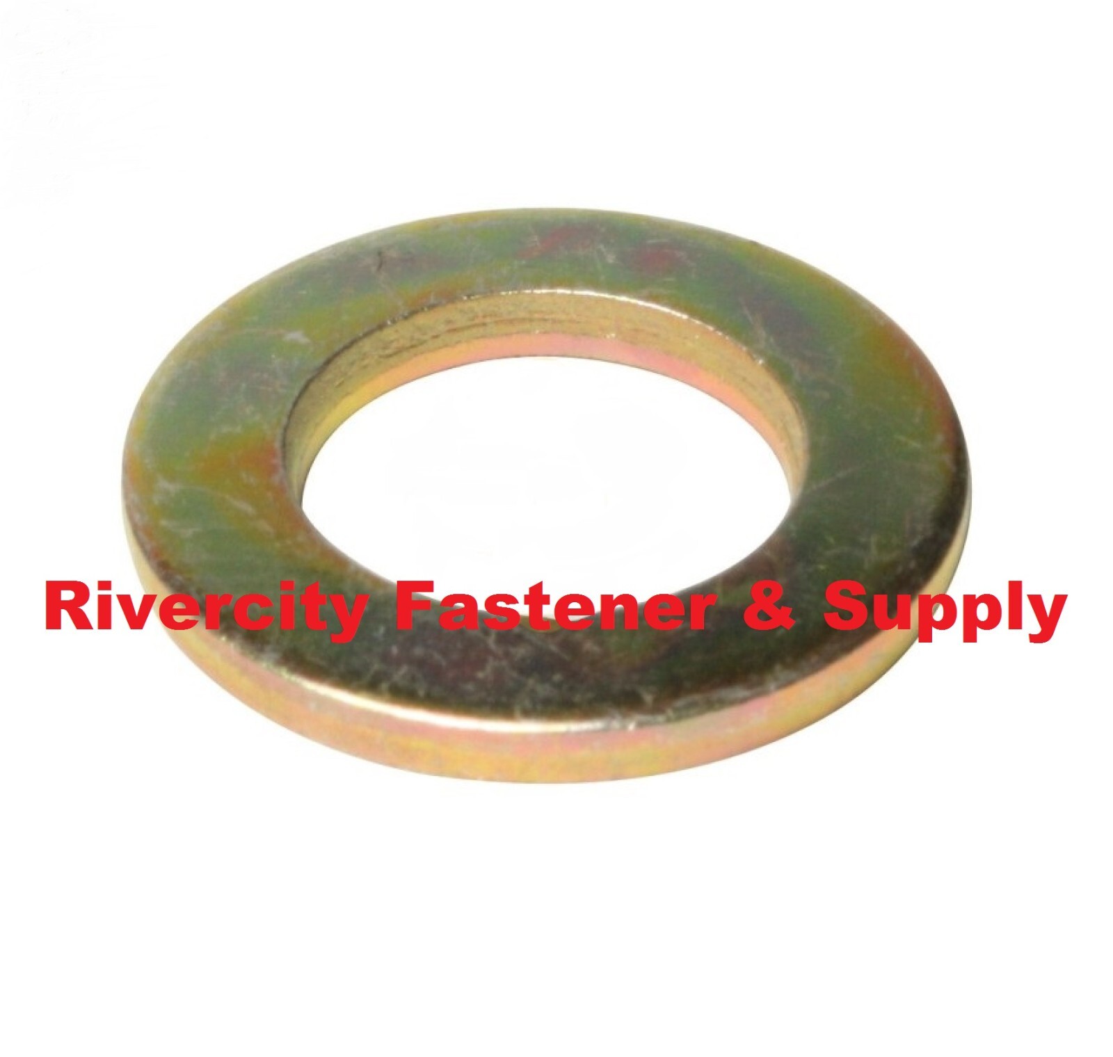 M6 Flat Washers 6mm x 12mm x 1.75mm Steel Yellow Zinc Plated washer