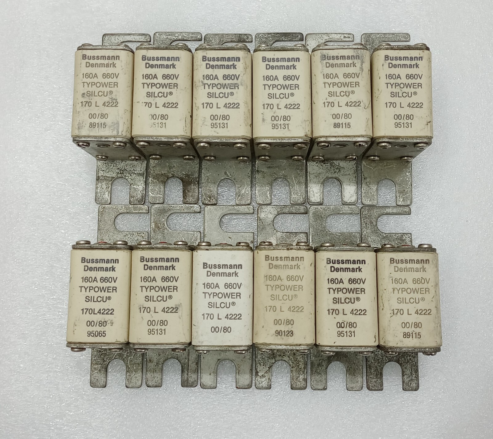 Bussmann SILCU 170 L 4222 TYPOWER 160A 660V (Lot of 6)