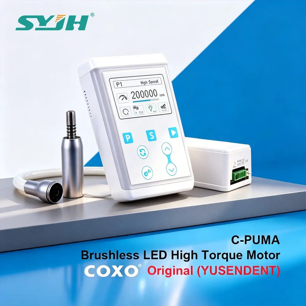 Dental COXO C-PUMA 200000rpm Brushless LED High Torque Motor Polishing Equipment