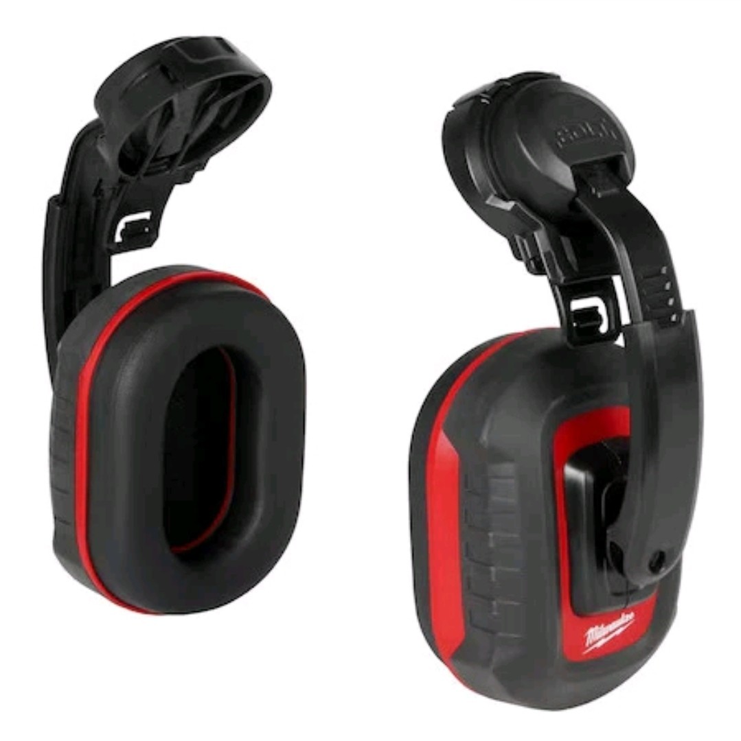 Milwaukee 48-73-3250 BOLT 24dB Earmuffs, Use with Safety Helmets and Hard Hats.