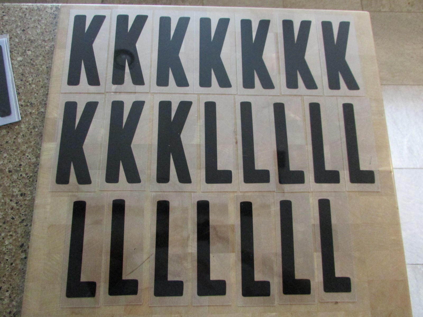 Changeable Sign Letters 6″ Letter Printed on 7″ Panel 448 Pieces