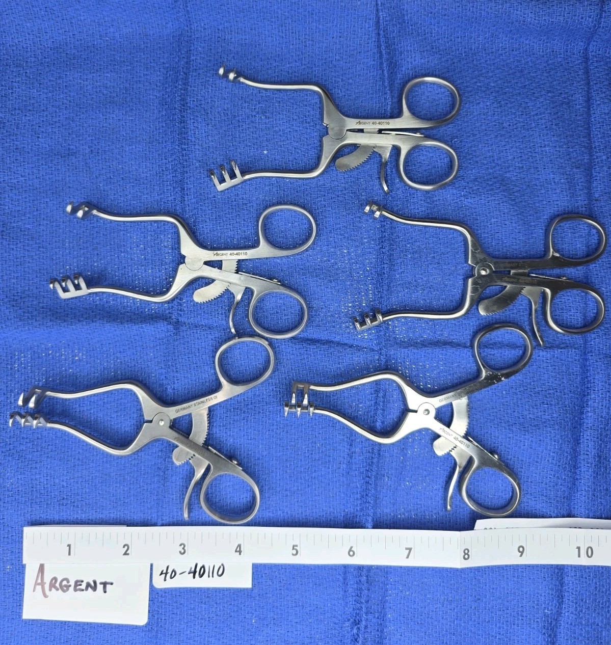 Argent Weitlaner Retractor 4.5″ 2×3 Prong Blunt – 5 Count Sold Separately