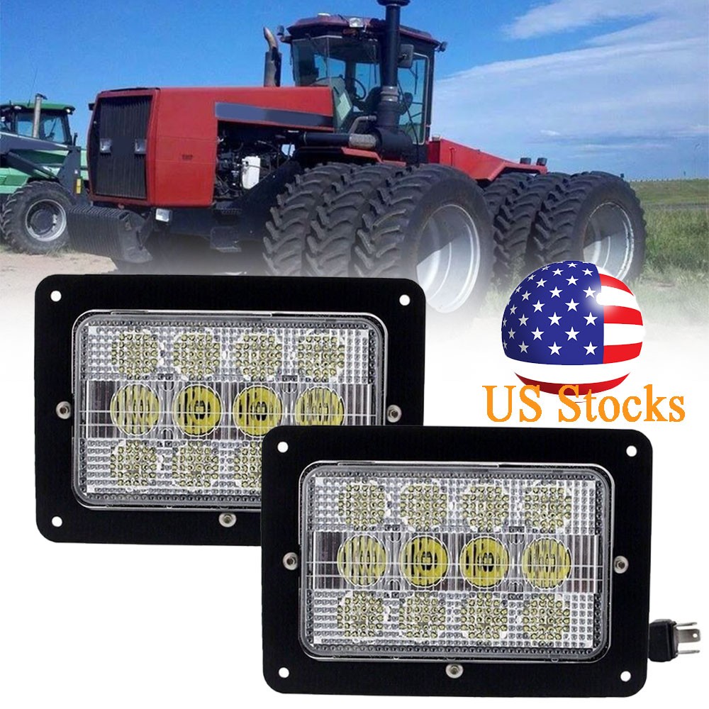 LED Headlights For Case IH 9110, 9130, 9150, 9170, 9180, 9260 Flood/Spot Combo