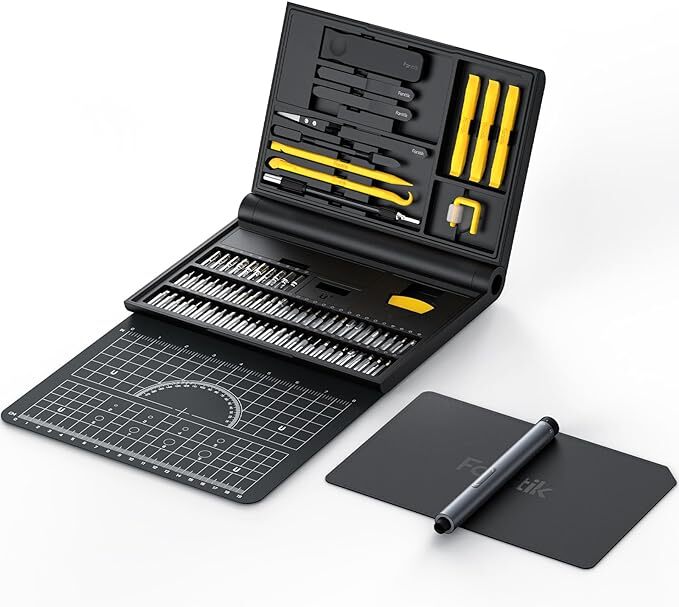 Fanttik E1 NEX Workstation Precision Electric Screwdriver Kit, 64 Magnetic Bits,
