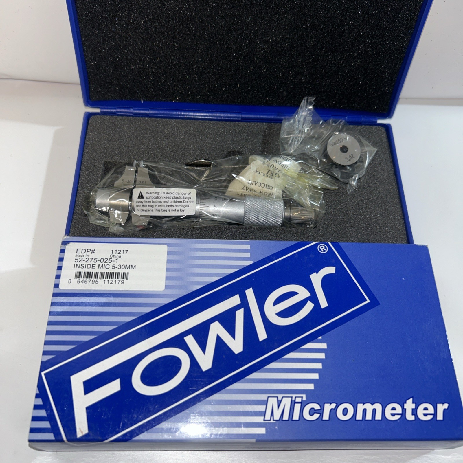 Fowler 52-275-025-1 (5 – 25 mm Inside Micrometer)
