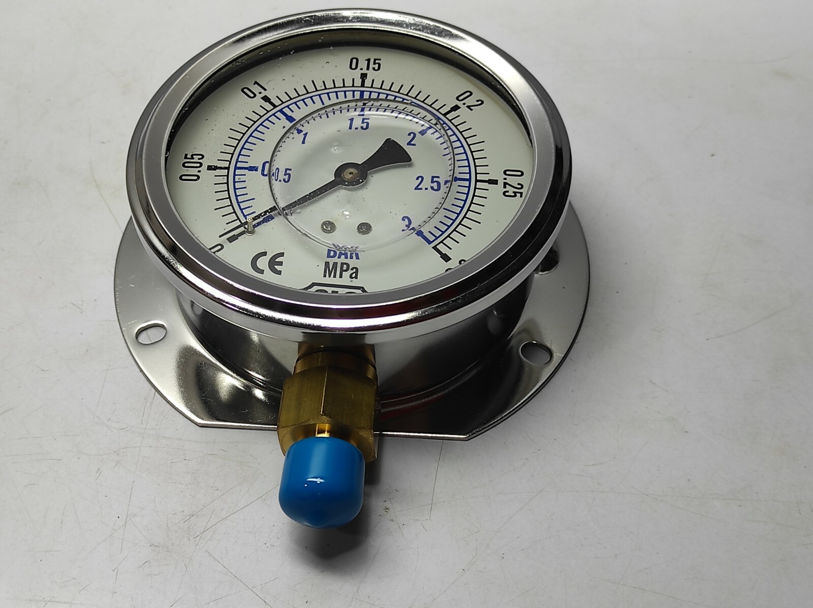 SLC BVS Pressure Gauge 100mm 0-3bar 0-0.3MPa 3/8”PF