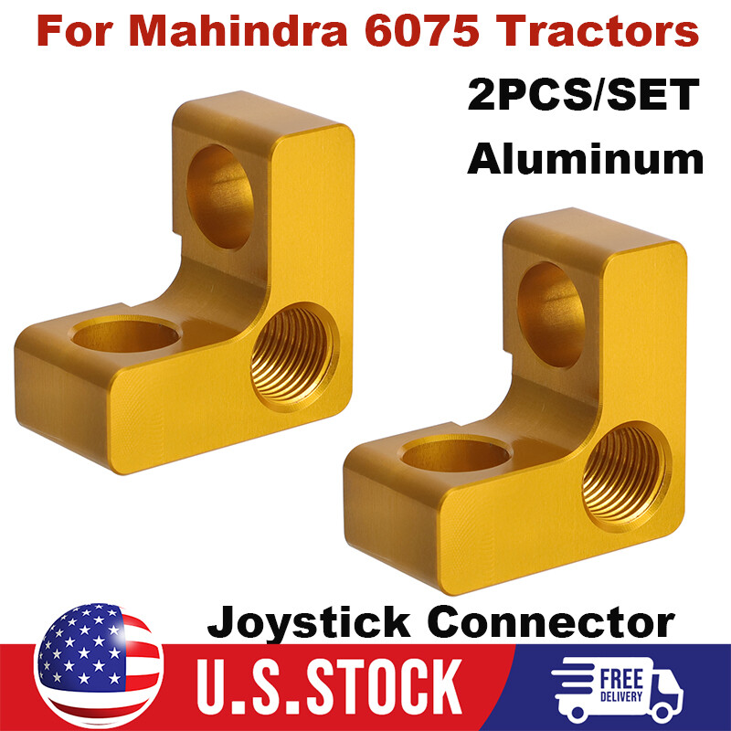 For Mahindra Tractors 6065 Joystick Lever Axis Repair Aluminum Connector 2PCS