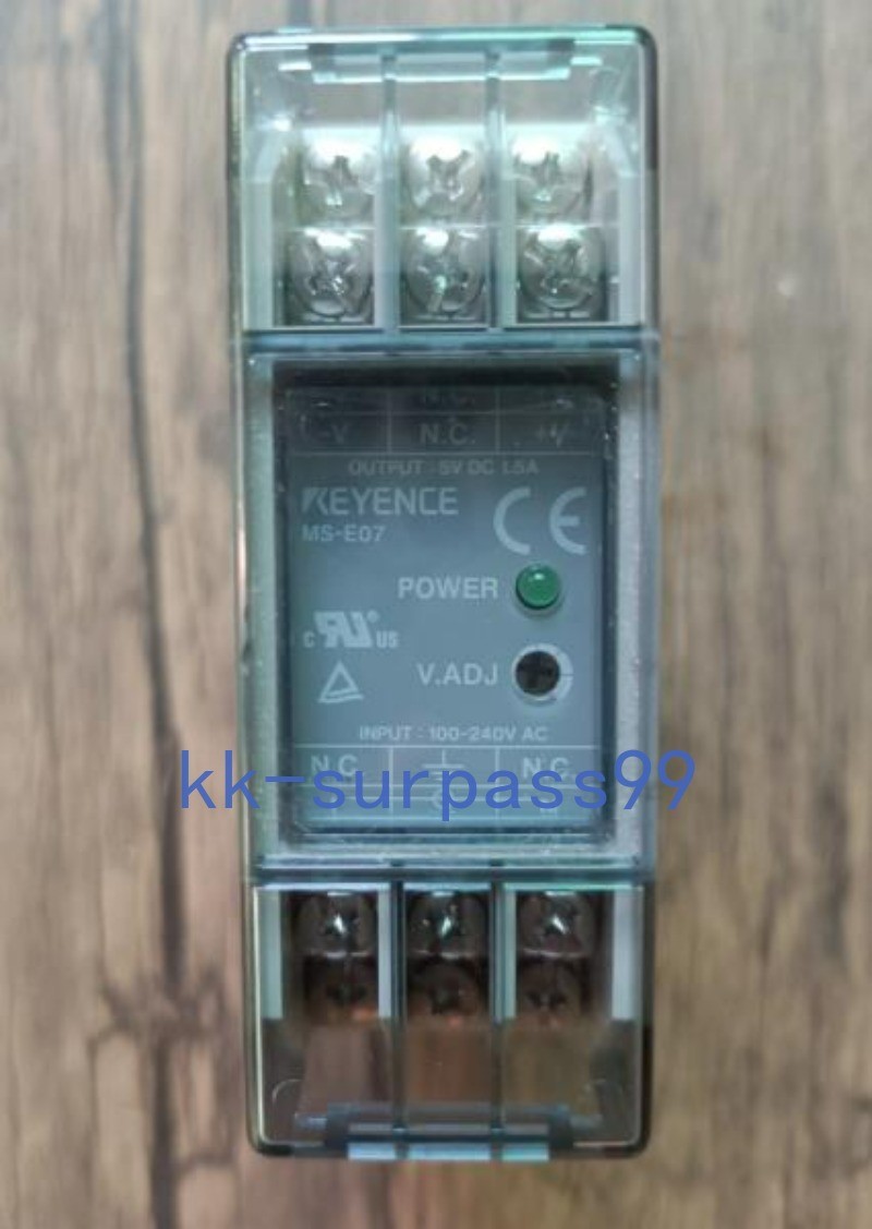 1 PCS Keyence MS-E07 Switching Power Supply DC5V 1.5A in good condition