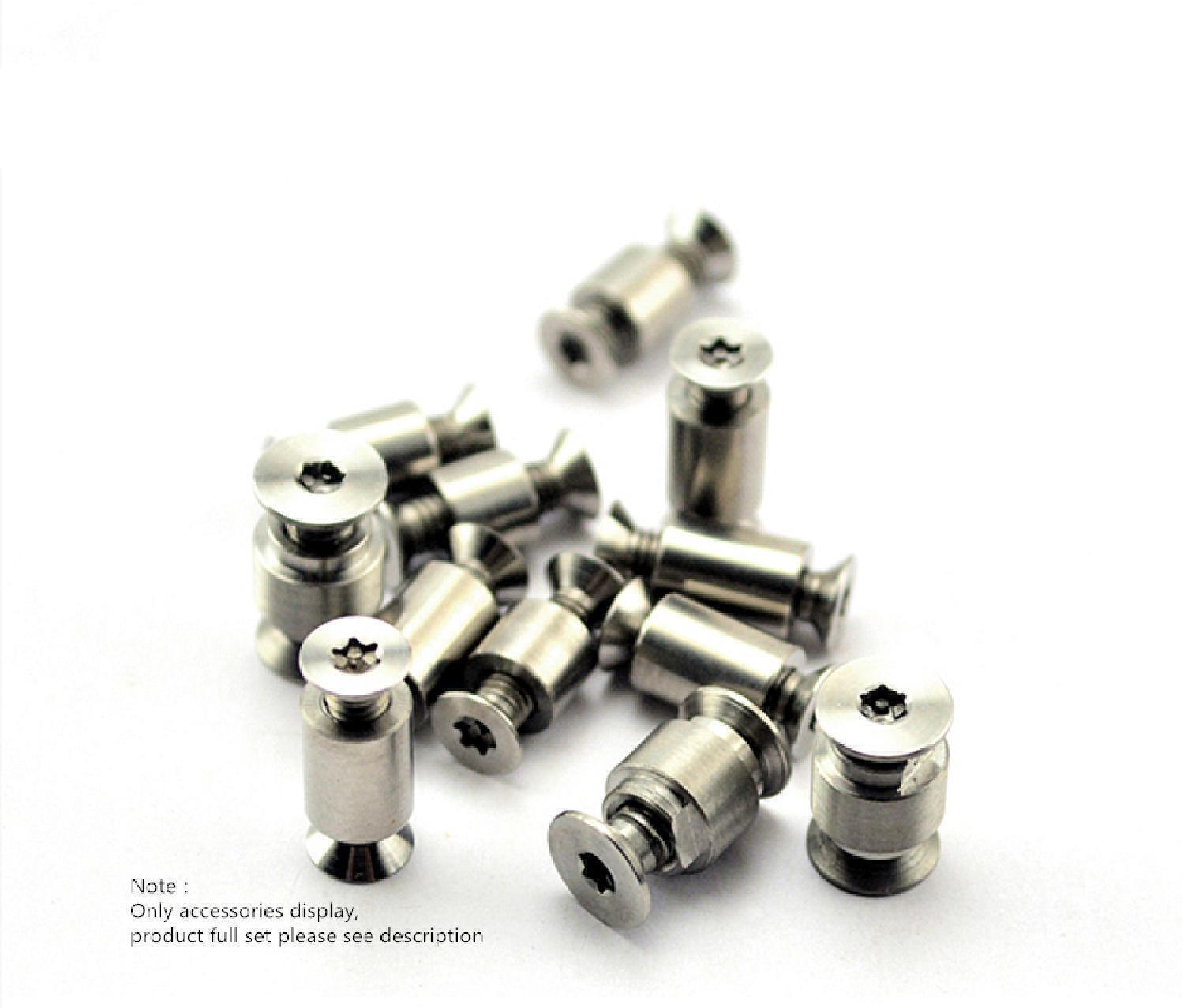 Titanium Alloy Tube Clip Whole Screws Set Kit for Spyderco C81 Paramilitary