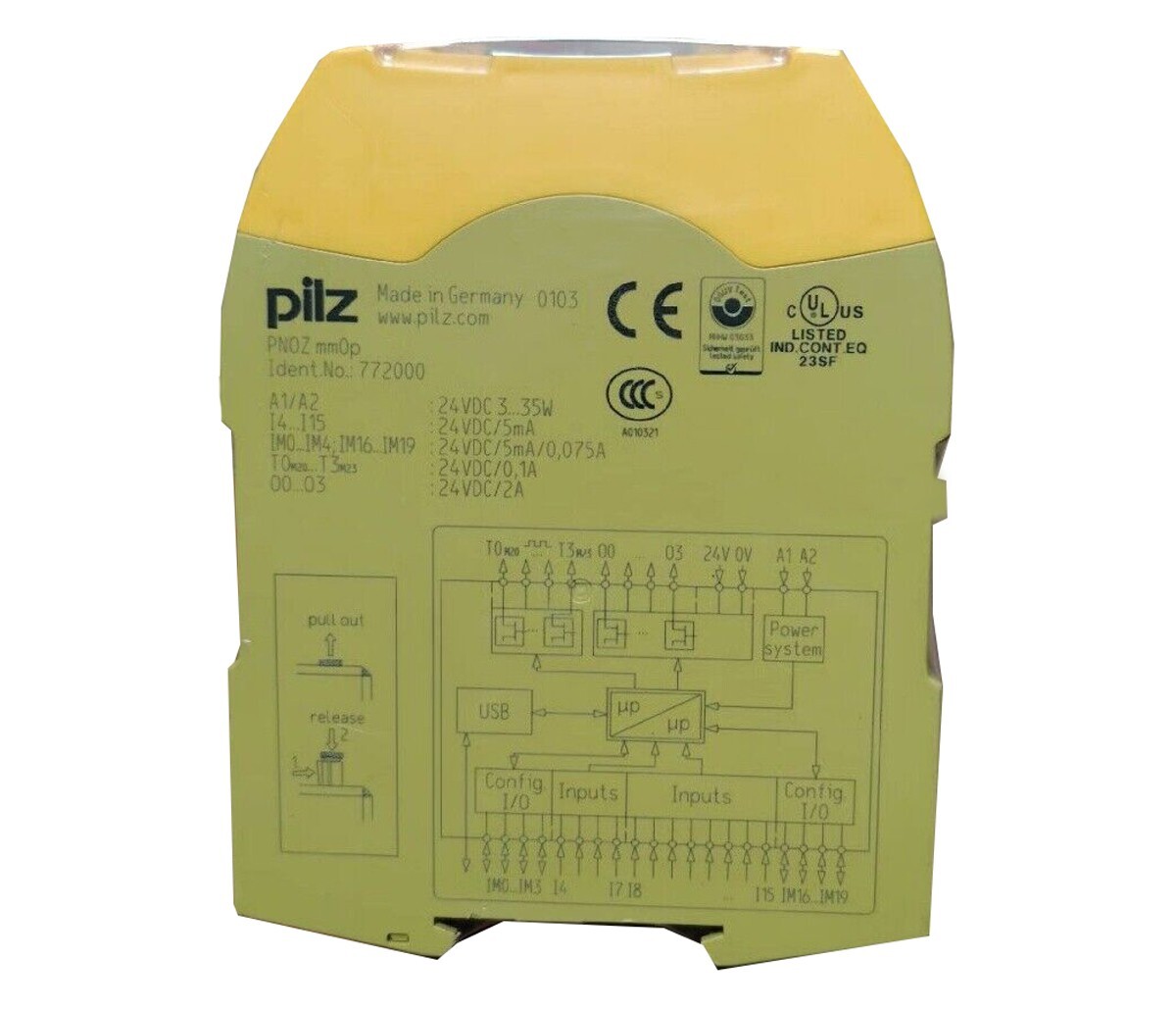 NEW 772000 1PC Sealed PILZ PNOZ mm0p 772000 Safety Relay