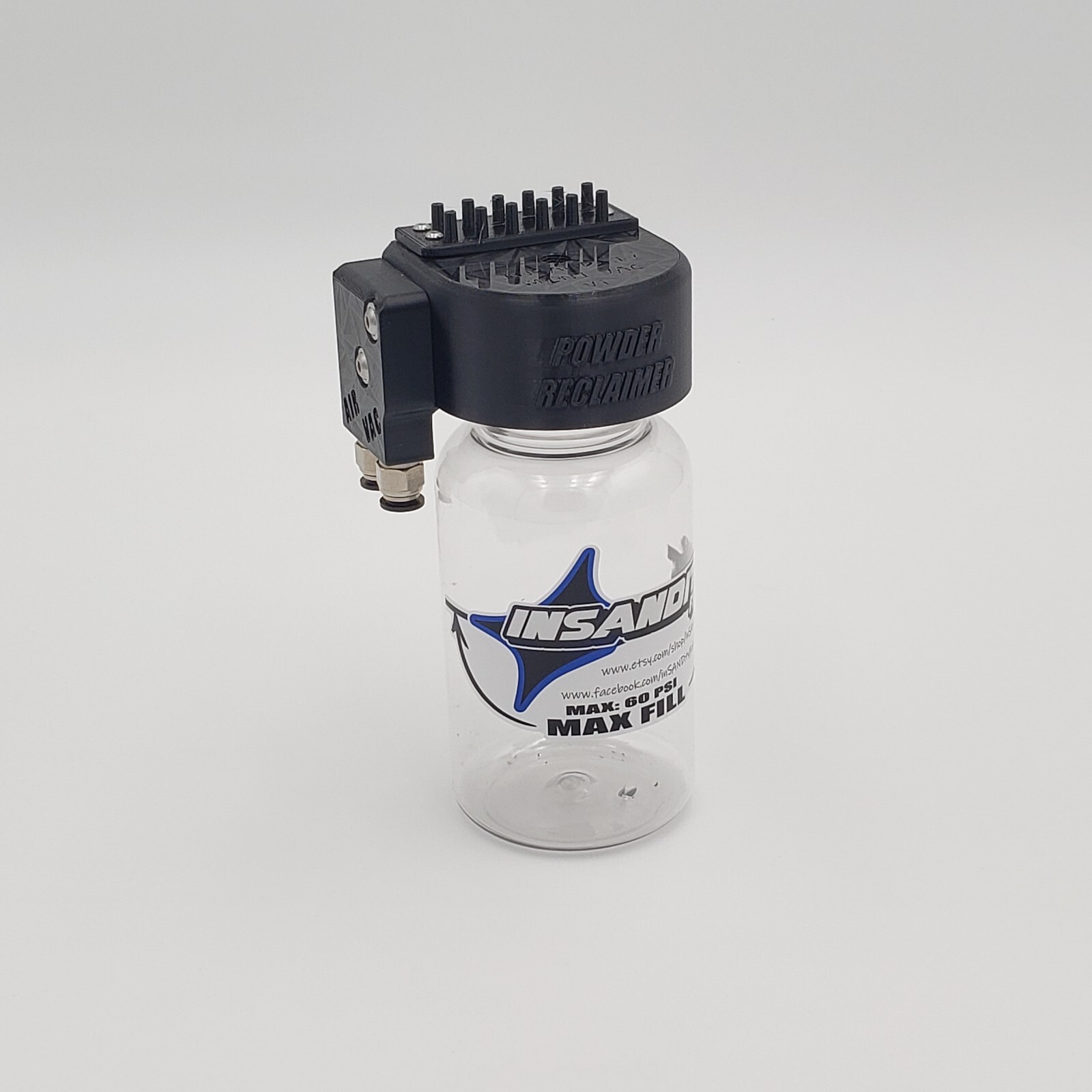 Pneumatic Micro Vacuum for Powder Coating – Easily Remove Powder! Two Tone Wheel