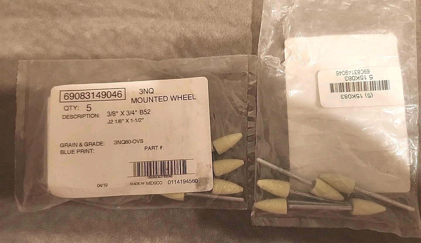 10 pcs Mounted Grinding Stone 3/8″×3/4″ Shank Grinding Dremmel Jewlery Making