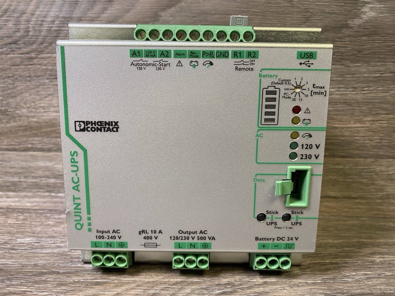 Phoenix Contact Power Supply 2320270 QUINT-UPS/1AC/1AC/500VA