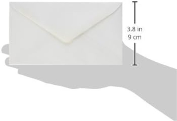 White Security Envelopes 100 Count 6 3/4 inch Gummed Closure for Letters