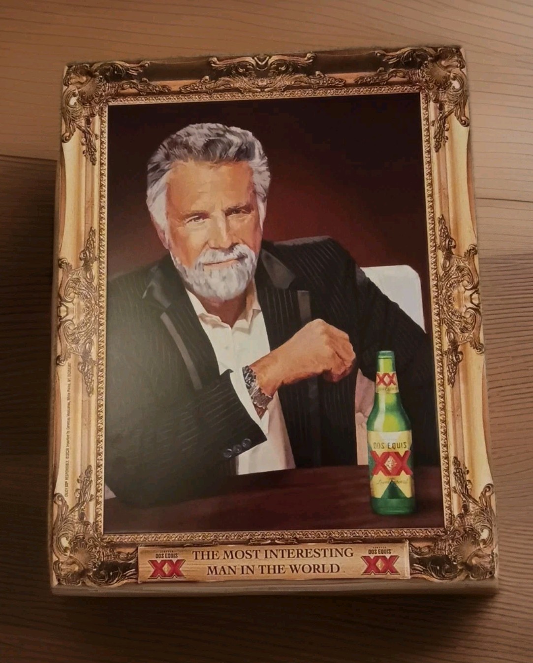 Dos Equis XX Most Interesting Man In The World 15.5″ x 19-1/4″ Framed