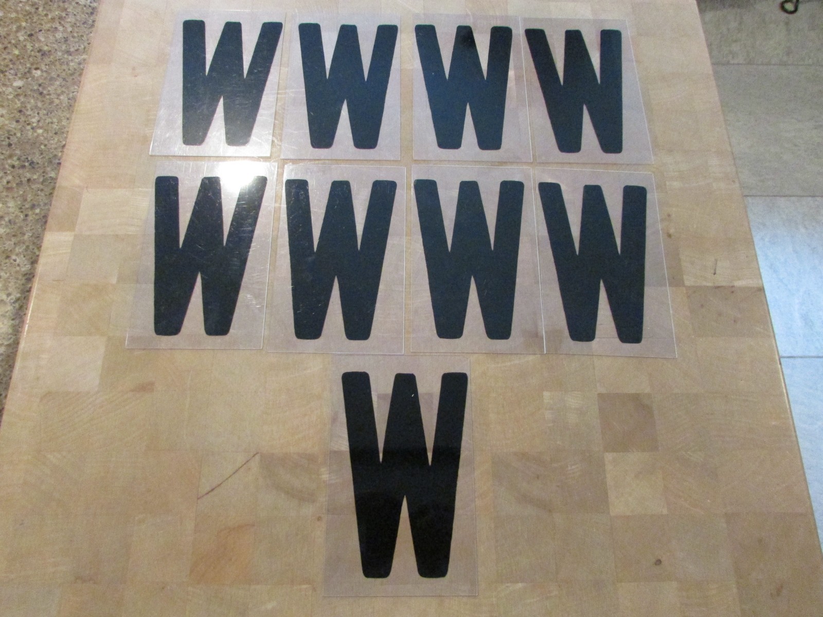Changeable Sign Letters 6″ Letter Printed on 7″ Panel 448 Pieces