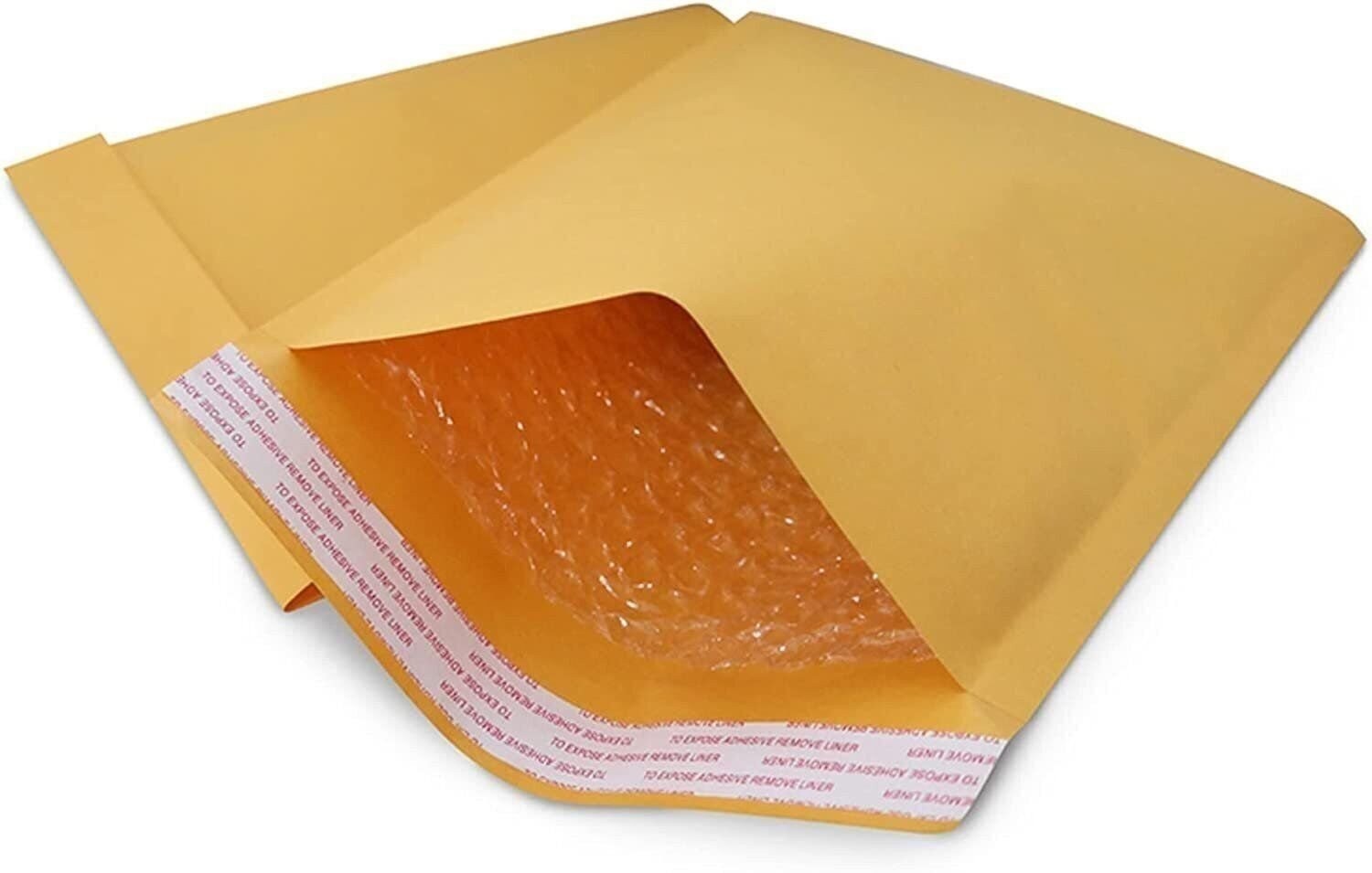 250 #0 6×10 Kraft Paper Padded Bubble Envelopes Mailers Shipping Case 6”x10”