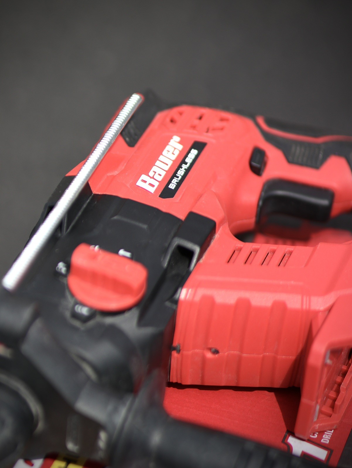 Bauer 2144C-B Rotary Hammer 1/2″ SDS-PLUS 0-4600 BPM 0-1300 RPM NEW Tool Only