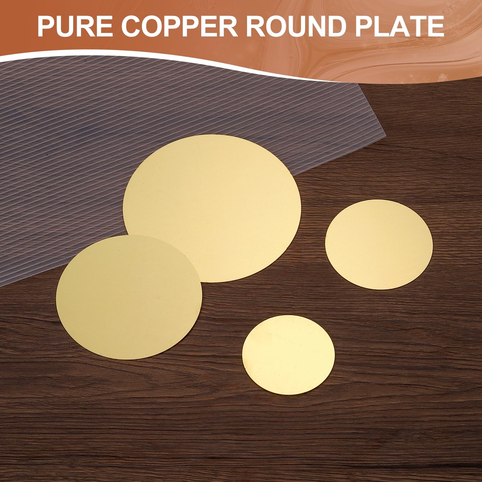 10 Pcs Round Brass Plate, 30mm(1.18″) Dia Pure Copper Sheets,0.5mm H62 Brass …