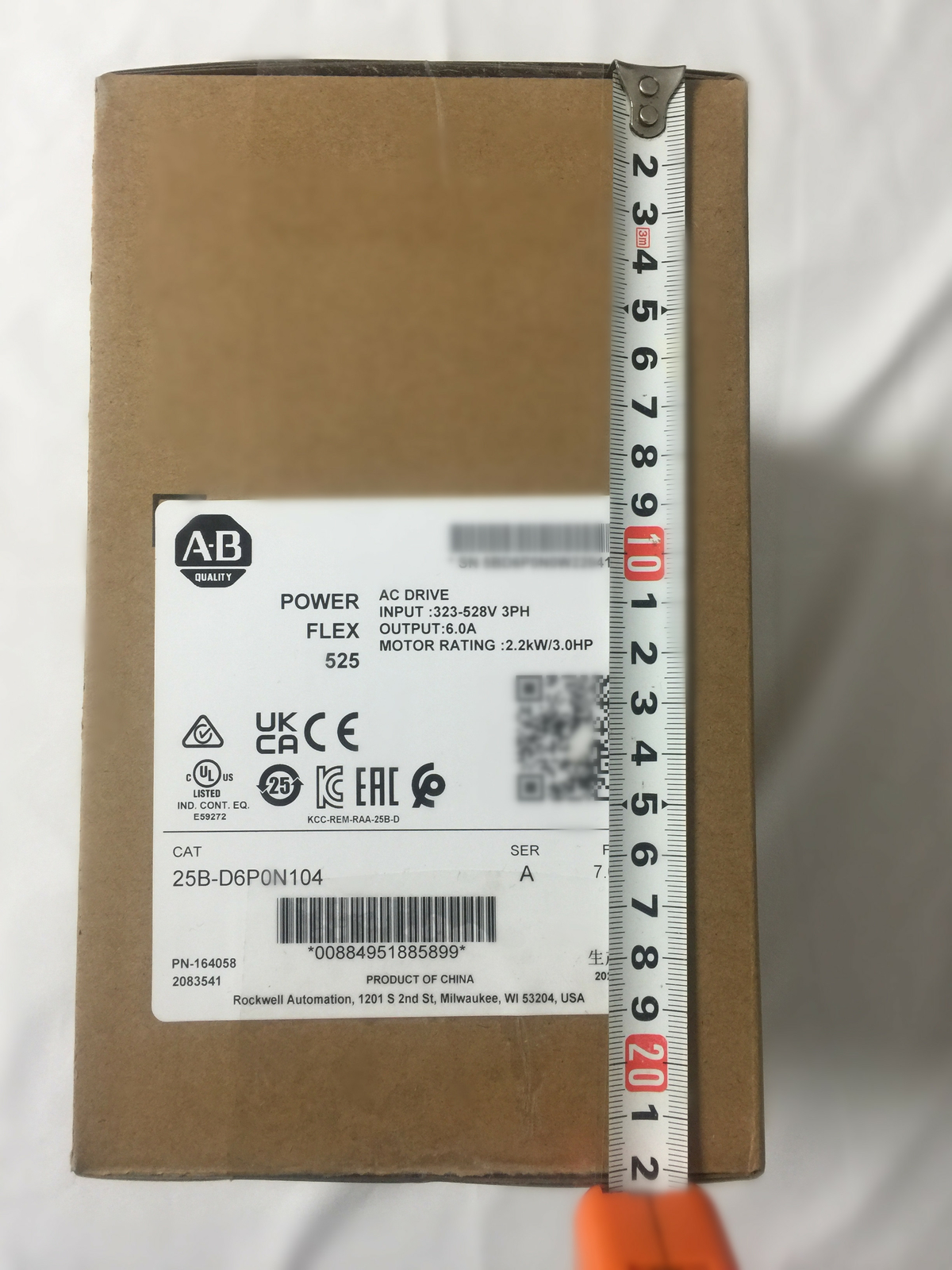 NEW Factory Sealed Allen-Bradley 25B-D6P0N104 525 2.2kW 3Hp AC Drive