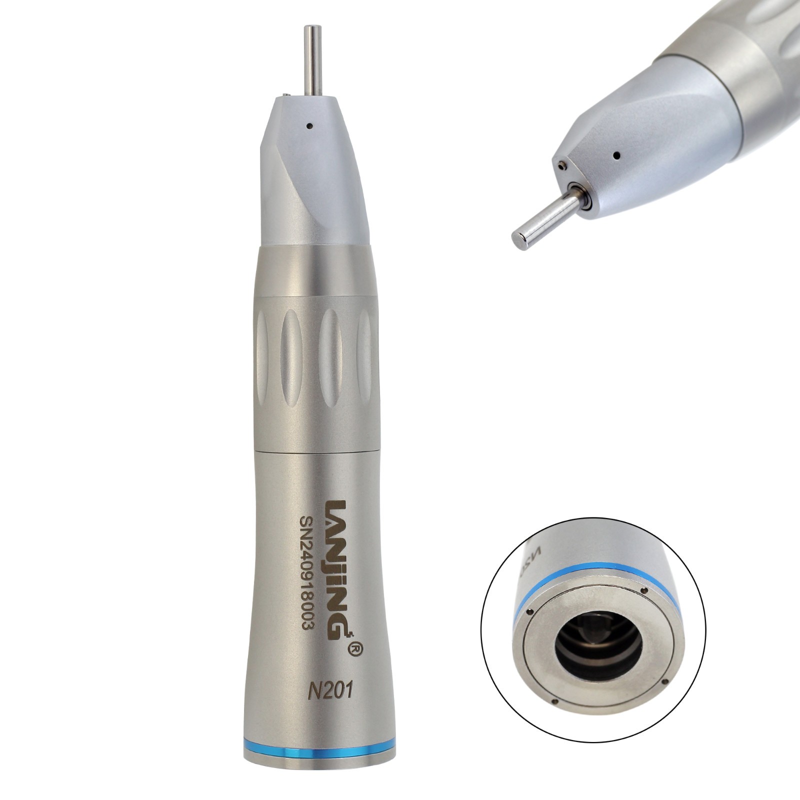 Dental 1:1 Handpiece Straight Nose Cone Inner Water ISO E Type Electric NSK X65